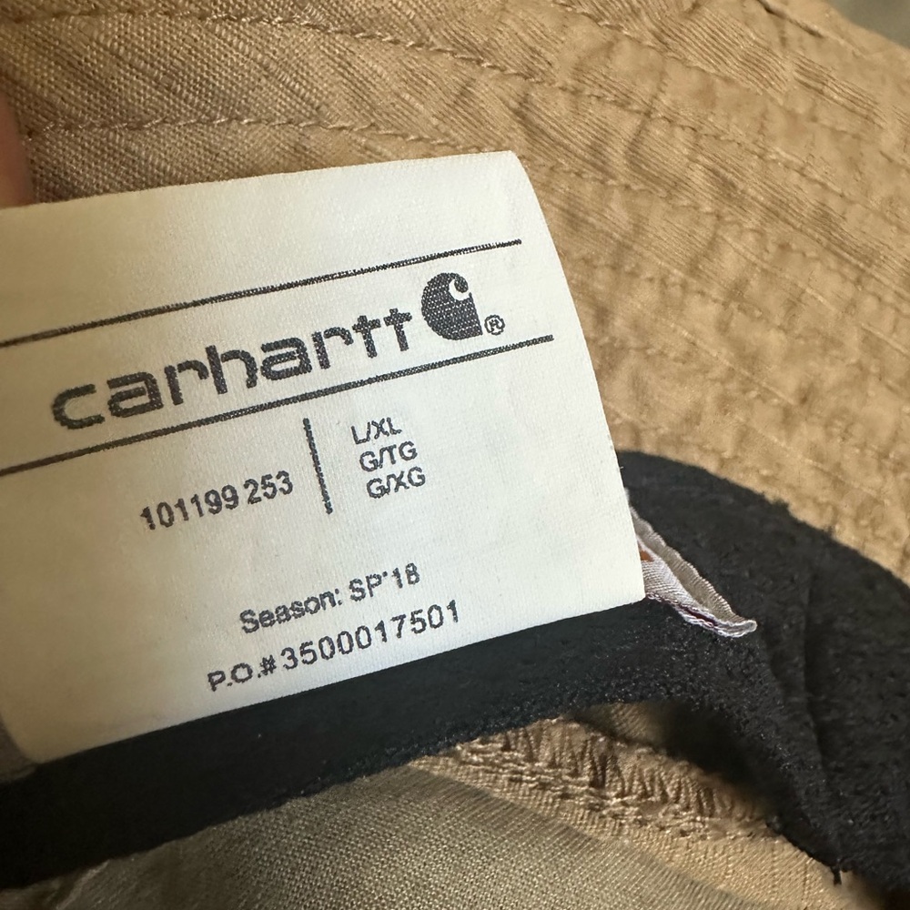 Carhartt Khaki Outdoor Hat fishing outdoor unisex - Picture 6 of 6
